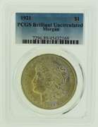 1921 Morgan Dollar PCGS MS Brilliant Uncirculated