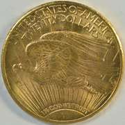 Very Choice BU 1924 St. Gaudens $20 Gold Piece. Nice
