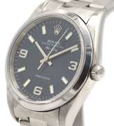 Rolex Air King Mid Size 34mm Blue Dial Stainless Steel Watch