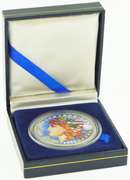 1921 American Morgan Silver Dollar $1 Beautifully Colorized Coin on Both Sides