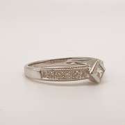 14kt White Gold Diamond Band Ring