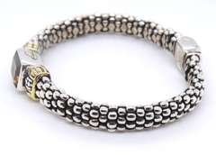 Lagos Two Tone Citrine Caviar Bracelet