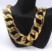 Fancy Link Gold Plated Necklace
