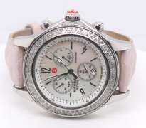 Michele Jetway Chronograph Watch with Diamonds
