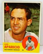 Luis Aparicio 1963 Topps Baseball Card