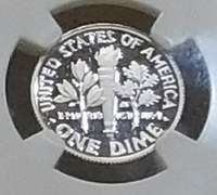 2011-S Silver PRF Roos Dime NGC PF69UC
