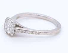 TIFFANY AND CO. LADIES PLATINUM & DIAMOND RING
