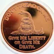 1 oz Fine .999 Copper Coin