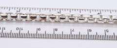 Vintage Italian Sterling Silver Box Bracelet