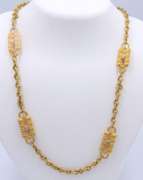 Gold Plated Cubic Zirconia Necklace