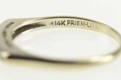 14K White Gold 0.23 Ctw Baguette VS Diamond Wedding Band Ring