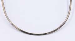 Vintage Sterling Silver Cuff Necklace