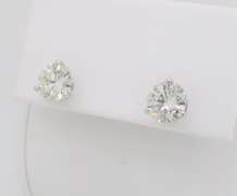 2 1/2CTW Martini Diamond Stud Earrings