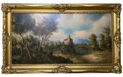 Renzo Gori Landscape Original Oil on Canvas