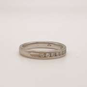 Platinum Diamond Band Ring