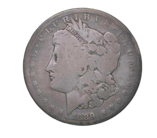 1889-CC Morgan Silver Dollar