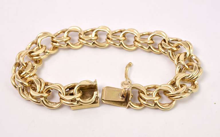 Marvelous Heavy Men's Bracelet in 14K Yellow Gold