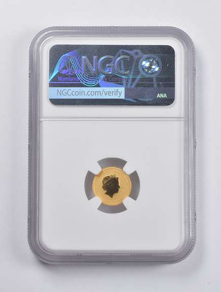 MS69 2018-P Australia $5 Gold Year Of The Dog 1/20 Oz. .999 Gold NGC