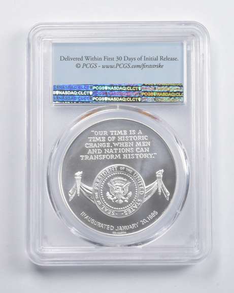 MS70 (2020) George H. W. Bush Silver Coins & Chronicles Set FS PCGS