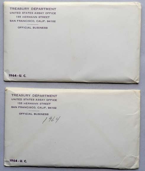 2 1964 Unopened US Mint Sets