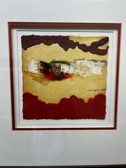 One of a Kind Volcanic Abstract Work of Art