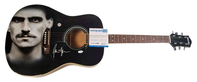James Taylor Autographed Signed Airbrushed Acoustic Guitar ACOA