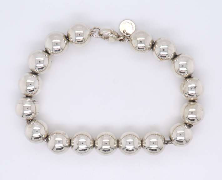 Tiffany & Co 10mm Bead Bracelet in Sterling Silver