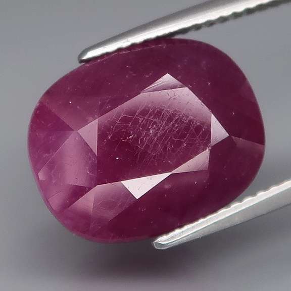 Giant 12.62ct collectors UNHEATED Ruby from Guinea