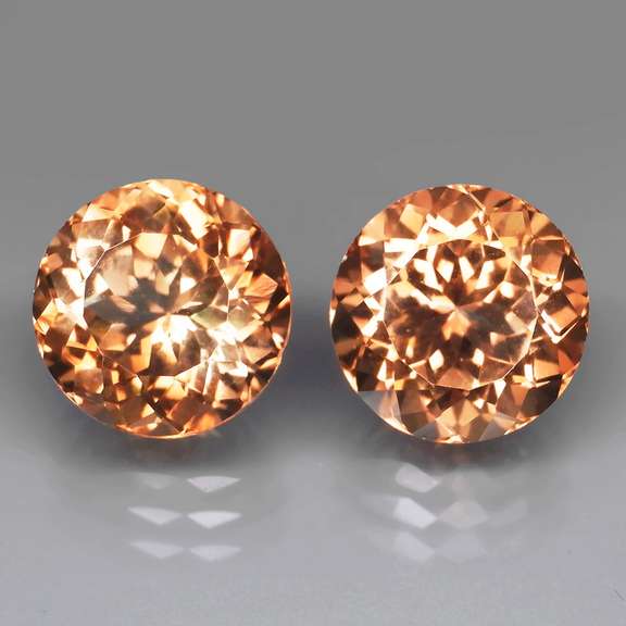 High fire! Full body flashing 9.48ct Topaz set