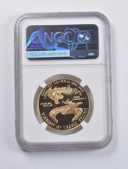 PF70 UCAM 1987-W $50 American Gold Eagle 1 Oz. .999 Fine Gold NGC
