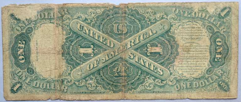 $1 Series of 1917 Landing Of Columbus Note