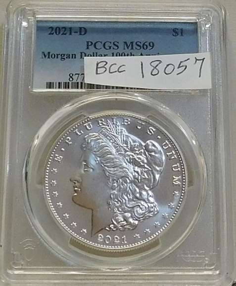 2021-D Morgan Dollar PCGS MS-69