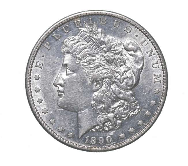 1890-S Morgan Silver Dollar