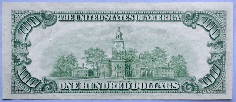 $100 1950 B FRN Note.