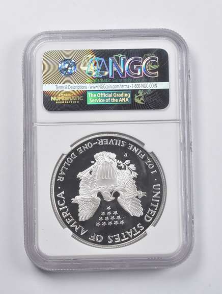 PF69 UCAM 1995-P American Silver Eagle Signed Jones NGC