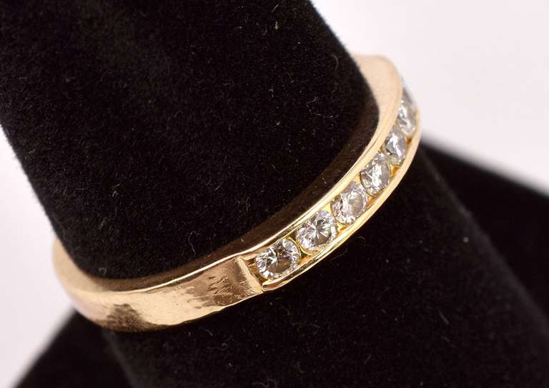 Darling Diamond Band Ring in 14K Yellow Gold