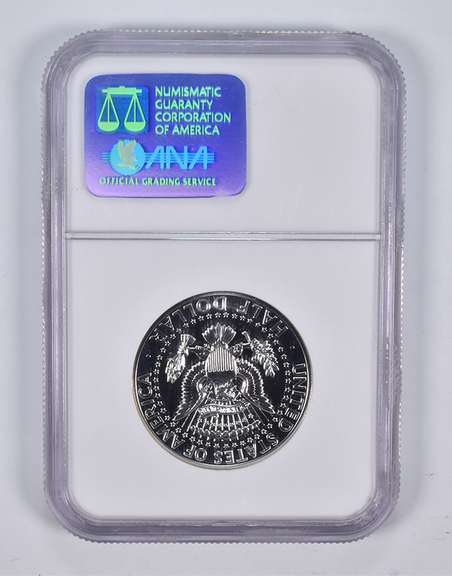 PF69-W 1964 Kennedy Half Dollar Accent Hair NGC