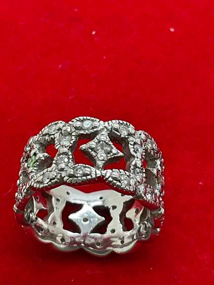 18K WHITE ANNIVERSARY/ETERNITY DIAMOND  BAND