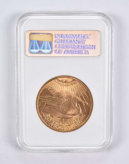 MS65 1914-S $20 Saint-Gaudens Gold Double Eagle CAC NGC