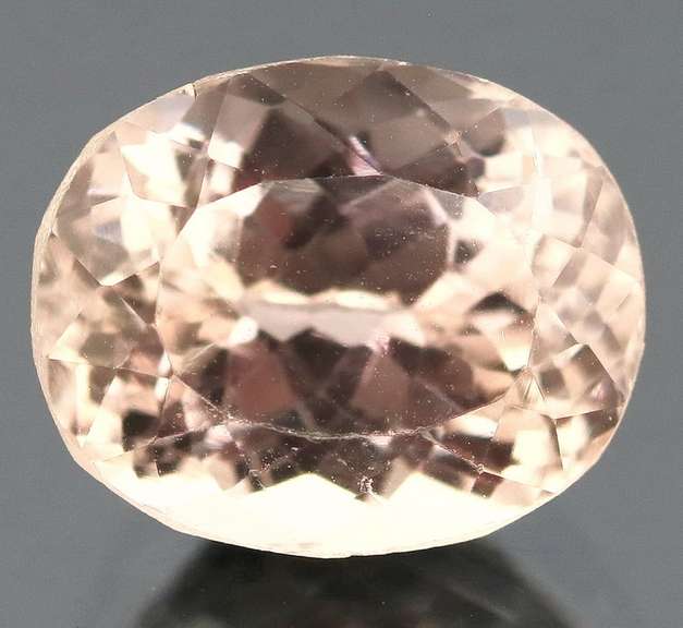 Superb 6.08ct high fire platinum pink Kunzite