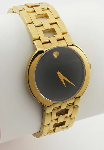 Iconic Men's Movado Museum Classic in Gold PVD