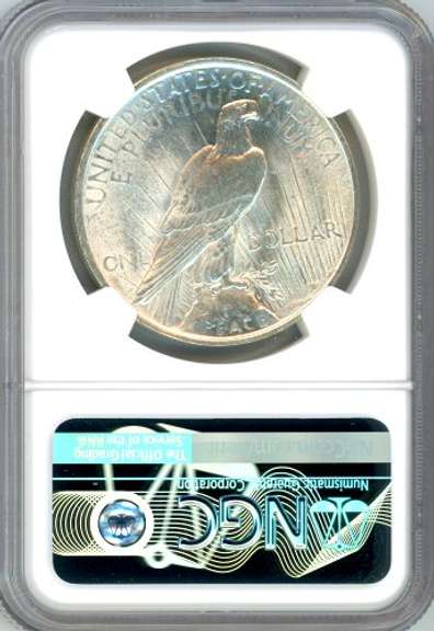 1923 Peace Silver Dollar in NGC MS63
