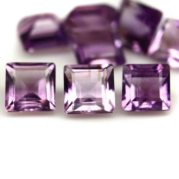 Amazing 13.70ct matched bright purple Amethyst set