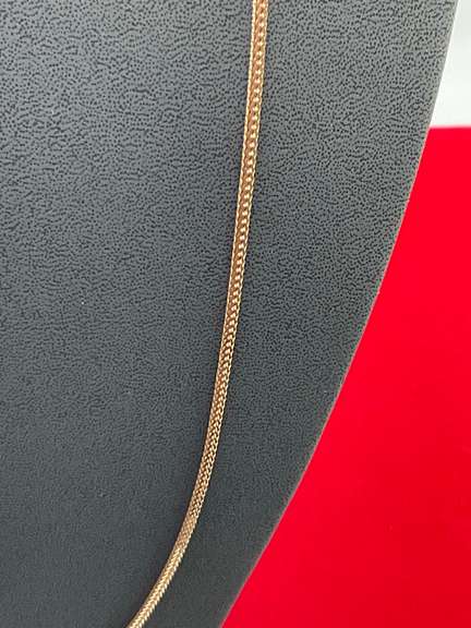 14K YELLOW GOLD WHEAT CHAIN