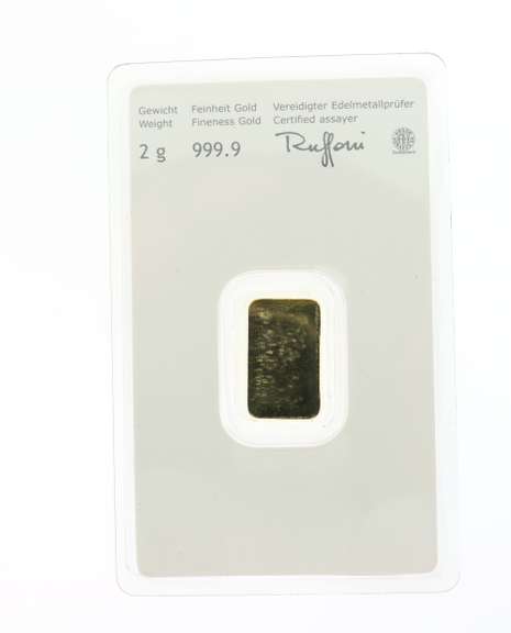 Pure Two Gram Gold Bar