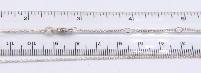 Vintage Sterling Silver Cable Chain Necklace