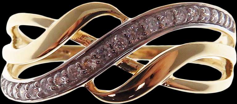 One-Of-a-Kind 18kt Yellow Gold Diamod Band