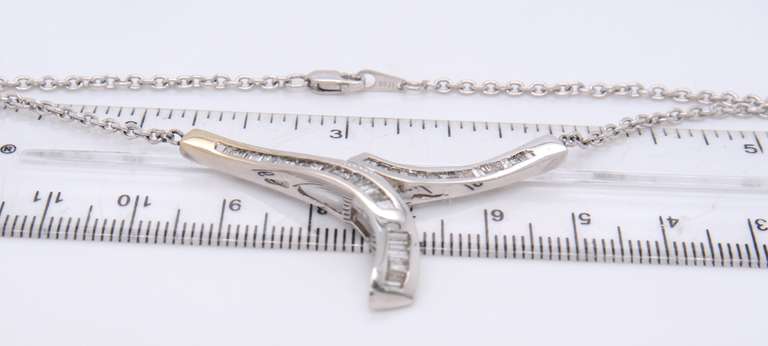 PLATINUM AND DIAMOND NECKLACE