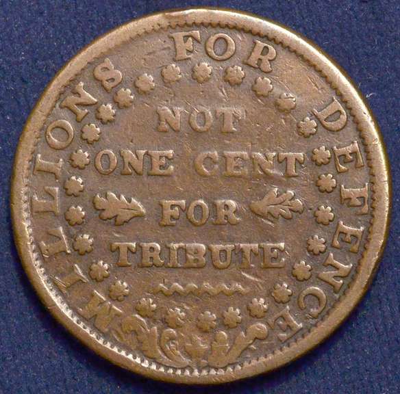 1841 Daniel Webster Hard Times Token HT-16 R-1