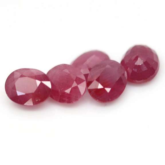 Bright blood red 17.80ct Rubies from Madagascar